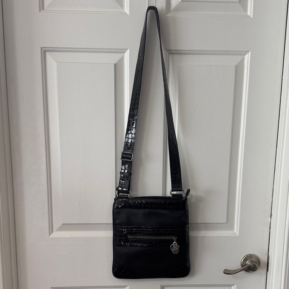 Sold Brighton Leather Crossbody Bag with Adjustable Strap #E501880 34TL
